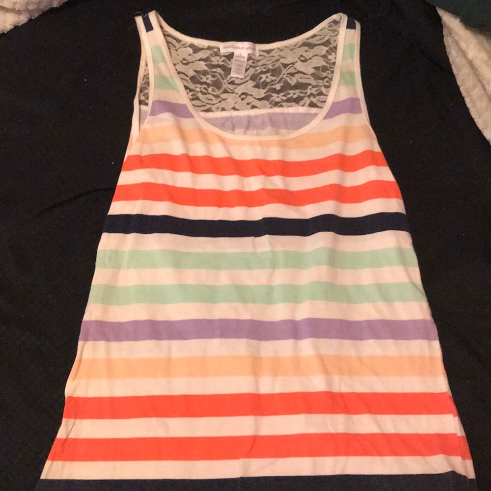 Multi colored tank top